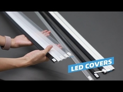LED 알루미늄 프로파일 LED 스트립 바 하우징을 위해 커버 끝 캡 클립 캐비닛과 함께 딱딱한 바 빛