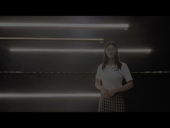 KN24 W50*H35 표면 장착 검정색 PC 커버 LED 스트립 압출 프로파일이 있는 검정색 Led 알루미늄 프로파일