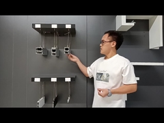 KN40 LED 알루미늄 프로파일의 드라이버용 PC 젖빛 커버가 있는 알루미늄 프로파일 방열판을 주도했습니다.