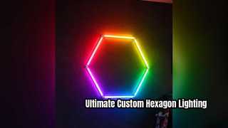 RGB 육각형 LED 조명으로 공간을 업그레이드하세요