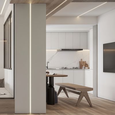 좋은 가격 PMMA 장식용 매입 형 알루미늄 LED 프로파일 W16.9mm 샌드 블라스팅 온라인으로