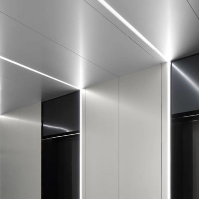 IP44 26mm Siliver Low Flat Extrusion Led Strip Aluminium Profile