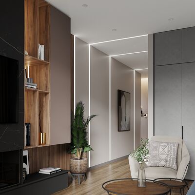 좋은 가격 K5 아노다이징 매립형 알루미늄 LED 프로파일 (PMMA 디퓨저 포함, 매립형 LED 스트립 설치용) 온라인으로