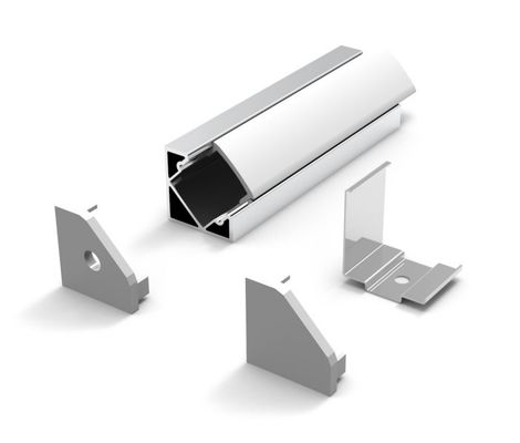 좋은 가격 90 급 코너 알루미늄은 Pc 확산기로 프로필 6063을 주도했습니다 온라인으로