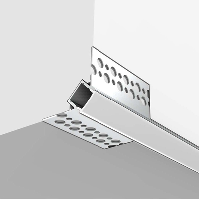LED 플라스터 보드 프로필 채널은 주도하는 스트립 라이트를 위한 드라이월 플라스터 석고 6063 T5 알루미늄을 휴회를 명했습니다