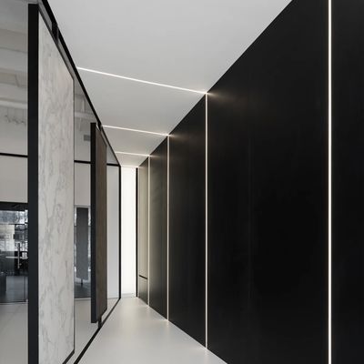 블랙 스트립을 밝히는 천정 등 바 동안 주도하는 프로필은 오목한 드라이월 플라스터 Gypsum3 T5 알루미늄을 보냅니다
