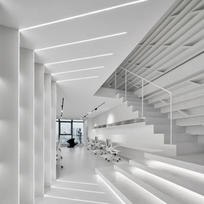 바닥 조명을 위한 PC 확산기와 H8mm LED 알루미늄 압출 프로파일