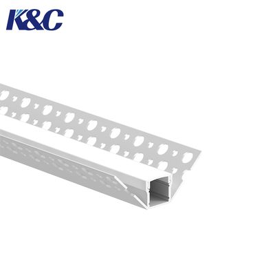 2M Length 6061-T6 Aluminum Alloy LED Profile with Diffuser Housing for PCB Width up to 12.0mm