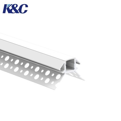 좋은 가격 6061-T6 Aluminum Alloy LED Plasterboard Profile with Integrated Diffuser and Sandblasting Oxidation for Uniform Lighting 온라인으로