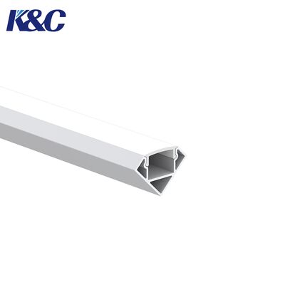 좋은 가격 45° Directional 10mm LED Extrusion Profile for Surface and Corner Mounting in W18.0 × H18.0mm 온라인으로