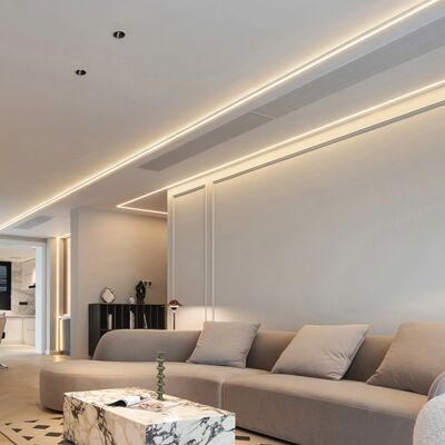 좋은 가격 표면 실장 설치용 6063 T5 알루미늄 합금 K96 맞춤형 LED 압출 채널 온라인으로