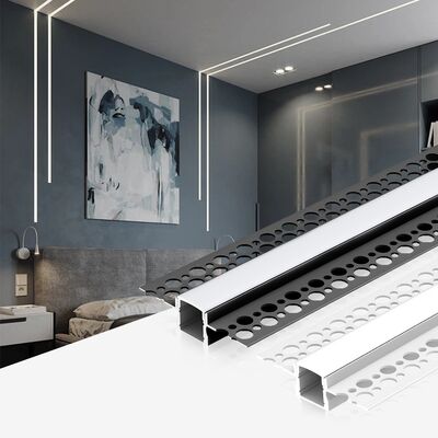 좋은 가격 샌드블라스팅 산화 처리 및 5년 보증이 적용된 6063 T5 알루미늄 합금 LED 알루미늄 프로파일 (LED 스트립 채널용) 온라인으로