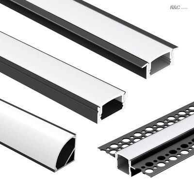 좋은 가격 6063 T5 알루미늄 합금 LED 알루미늄 프로필 최대 12mm 폭의 LED 스트립에 5 년 보증 온라인으로
