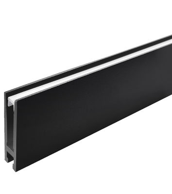 좋은 가격 주도하는 스트립 알루미늄 프로파일 W9.8*H25.4mm 양극 산화되 중단되 LED 알루미늄 프로필 온라인으로