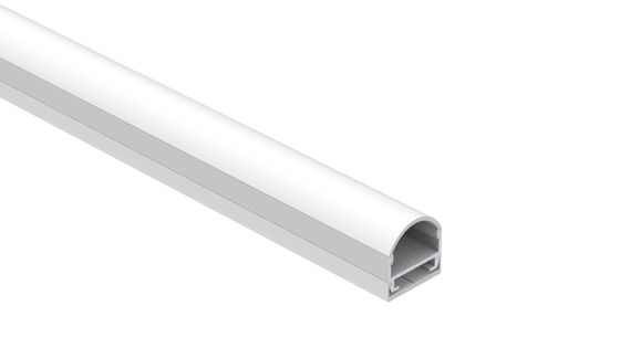 ROHS 6063 T5는 PC 서리로 덥은 덮개를 가진 지구 알루미늄 밀어남 IP44를 지도했습니다