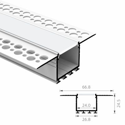 건축 장식적인 IP45 LED 석고판 단면도 T5 6063는 석고 벽 단면도를 지도했습니다