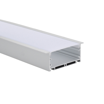 엔드 캡 PMMA 덮개 중단된 알루미늄 LED 단면도 서리로 덥은 단백석 H35mm