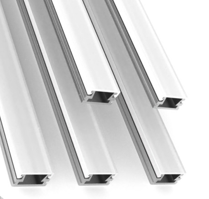 H7.5mm LED 스트립 알루미늄 프로파일 PC 프로스트 ROHS 압출 공정
