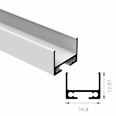 6063 t5 블랙 알루미늄 LED 프로파일 압출 방열판 프로파일