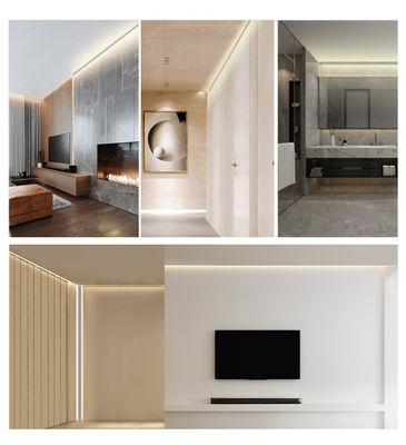 좋은 가격 LED 스트립 설치용 PMMA 디퓨저 및 T3-T8 템퍼를 갖춘 6063 T5 합금 LED 코너 알루미늄 프로파일 온라인으로