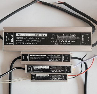 좋은 가격 야외 12V 24V 주도하는 전원 공급기 60W - 주도하는 스트립 라이트를 위한 500W IP67 방수 주도하는 운전자 온라인으로